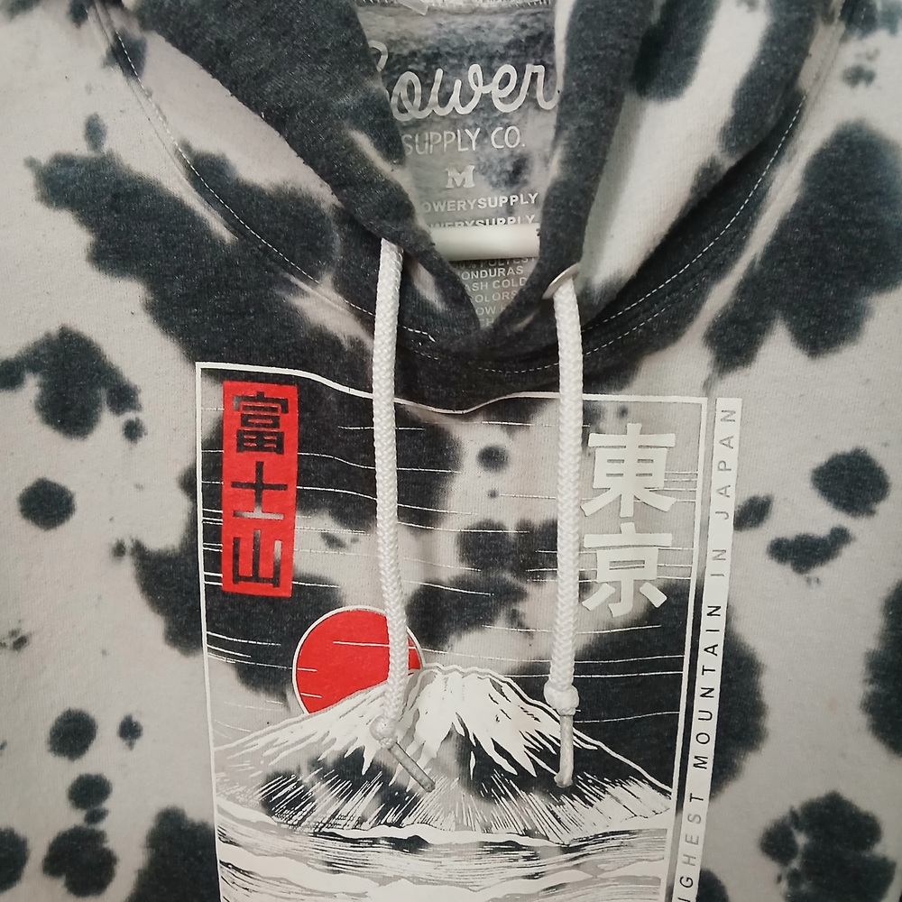 Black and White Graphic Men's Sweater